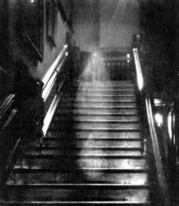 ghost on staircase